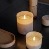 UYUNI - LED LYS - GLAS 6X7 CM 2 STK. | BEIGE