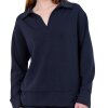 LEVETE ROOM - EZRA 6 SWEATSHIRT | MØRK NAVY