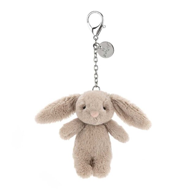 JELLYCAT - BASHFUL KANIN VEDHÆNG 8 CM - BEIGE