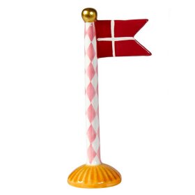 SPEEDTSBERG - KERAMIKFLAG HARLEQUIN 19 CM | GUL FOD