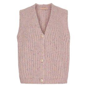 MARTA DU CHATEAU - ODILE VEST | OLD PINK