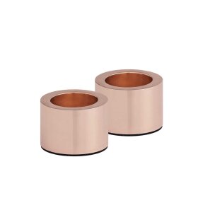 UYUNI - LYSESTAGE - 2 STK. 3,2X2,3 CM | ROSE GOLD