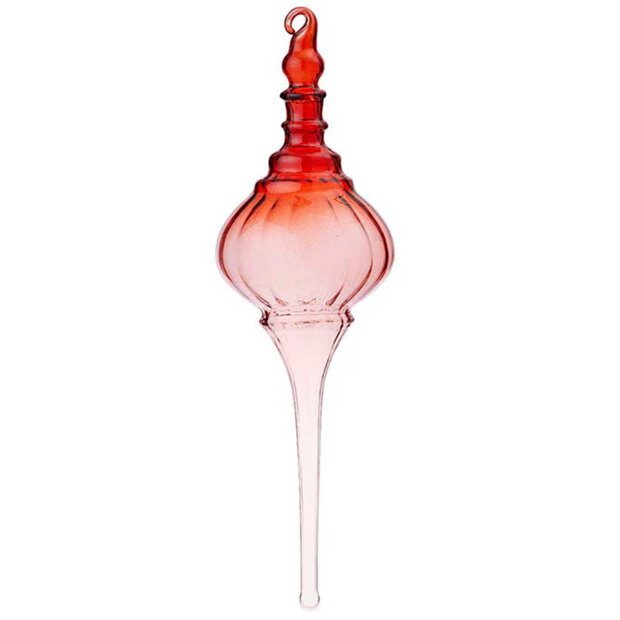 BUNGALOW - GLASPYNT 20 CM - DOME ICICLE | RUBY