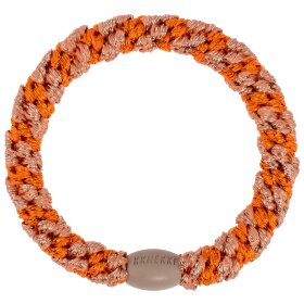 BON DEP - KKNEKKI HÅRELASTIK | ORANGE ROSEWOOD GLITTER