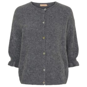 MARTA DU CHATEAU - JULIANA CARDIGAN | MEDIUM GREY