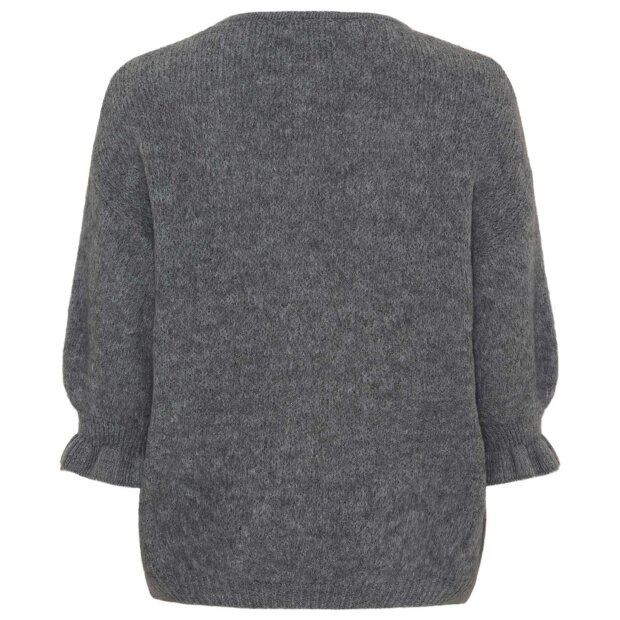 MARTA DU CHATEAU - JULIANA CARDIGAN | MEDIUM GREY