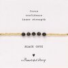 A BEAUTIFUL STORY - ESSENTIAL BLACK ONYX ARMBÅND