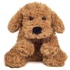 TEDDY HERMANN - LIGGENDE HUND 20 CM | LYSEBRUN