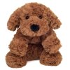 TEDDY HERMANN - LIGGENDE HUND 20 CM | MØRKEBRUN