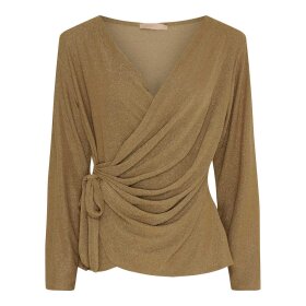 MARTA DU CHATEAU - ANDI BLUSE | GULD