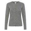 SAINT TROPEZ - MILA SZ CARDIGAN | MIST GRÅ MELANGE