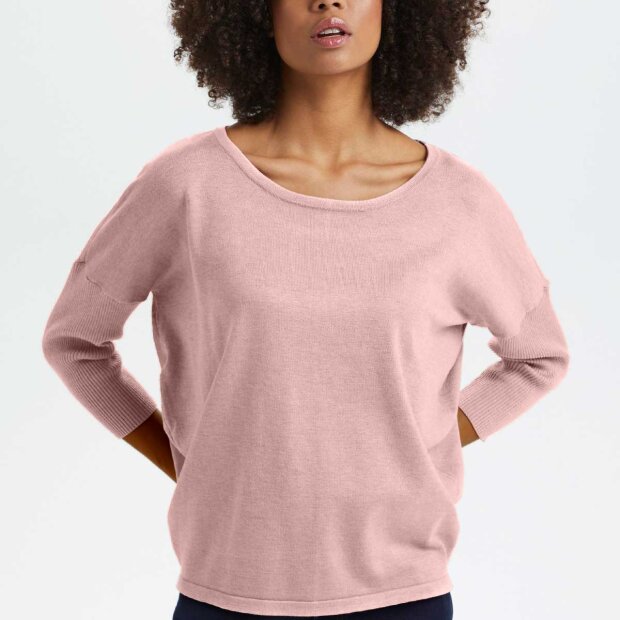 SAINT TROPEZ - MILA SZ PULLOVER | ASH ROSE MELANGE