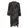 BLACK COLOUR - STELLA TUNIKA KJOLE | SORT ZEBRA