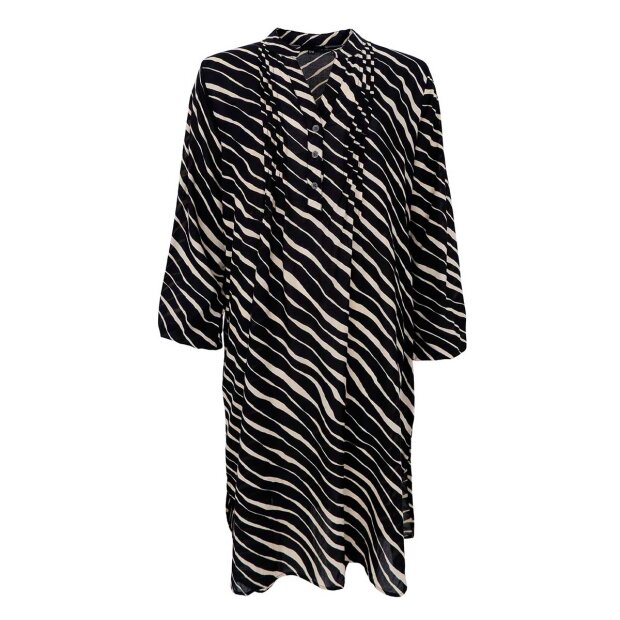 BLACK COLOUR - STELLA TUNIKA KJOLE | SORT ZEBRA