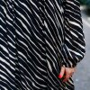 BLACK COLOUR - STELLA TUNIKA KJOLE | SORT ZEBRA