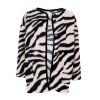 BLACK COLOUR - ZELESTE FLEECE JAKKE | ZEBRA