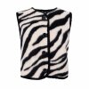 BLACK COLOUR - ZELESTE FLEECE VEST | ZEBRA