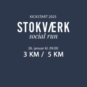 STOKVÆRK - SOCIAL RUN 26. JANUAR 2025 | MØRKEBLÅ/HERREMODEL