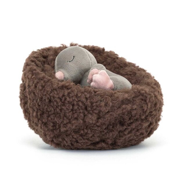 JELLYCAT - HIBERNATING MULVARP I REDE 12 CM