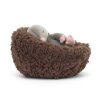 JELLYCAT - HIBERNATING MULVARP I REDE 12 CM