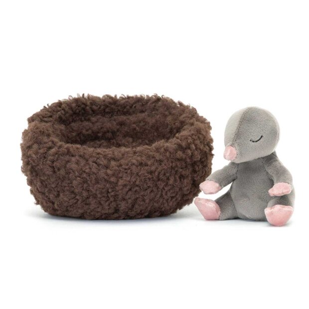 JELLYCAT - HIBERNATING MULVARP I REDE 12 CM