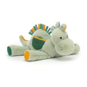 JELLYCAT - PEEK-A-BOO DINO AKTIVITETSBAMSE 20 CM