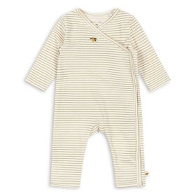 KONGES SLØJD - BASIS NEWBORN SPARKEDRAGT | TEA STRIPE