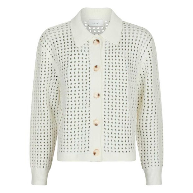 NEO NOIR - LAURANA CROCHET CARDIGAN | OFF WHITE