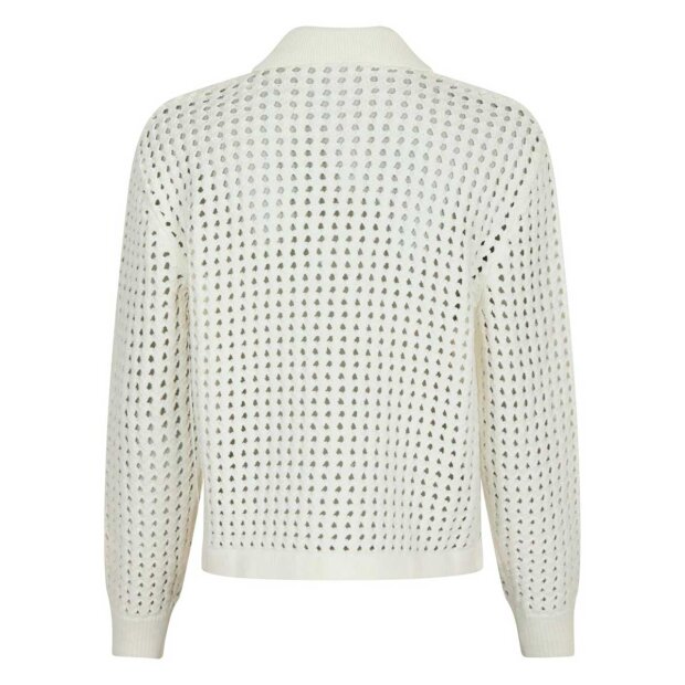 NEO NOIR - LAURANA CROCHET CARDIGAN | OFF WHITE