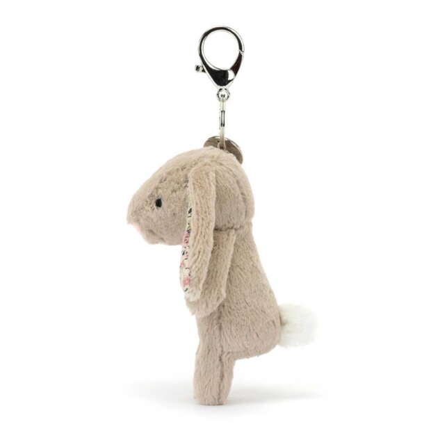 JELLYCAT - BASHFUL KANIN VEDHÆNG 17 CM - BLOSSOM BEIGE