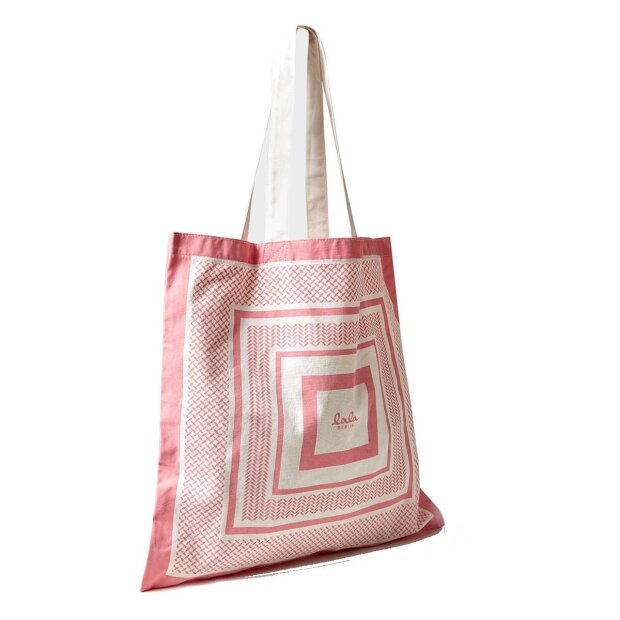 LALA BERLIN - MAJA STRIBET TOTEBAG | ROSA