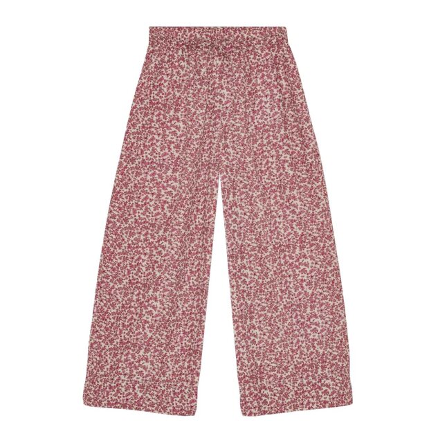 MOSHI MOSHI MIND - STORY BUKSER I POPLIN | BEIGE/ROSE FLOWER