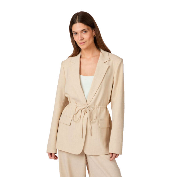 NEO NOIR - JEMMIE MELANGE BLAZER | BEIGE