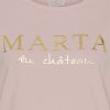 MARTA DU CHATEAU - JEANETTE T-SHIRT | OLD ROSE