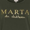 MARTA DU CHATEAU - JEANETTE T-SHIRT | MILITARY