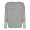 MARTA DU CHATEAU - RACHELLE SWEATSHIRT | GRÅ/GRØN