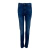 BLACK COLOUR - RIKA SLIM JEANS | BLUE DENIM