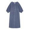 MOSHI MOSHI MIND - MAY SHIRTDRESS LINEN | SEA BLUE