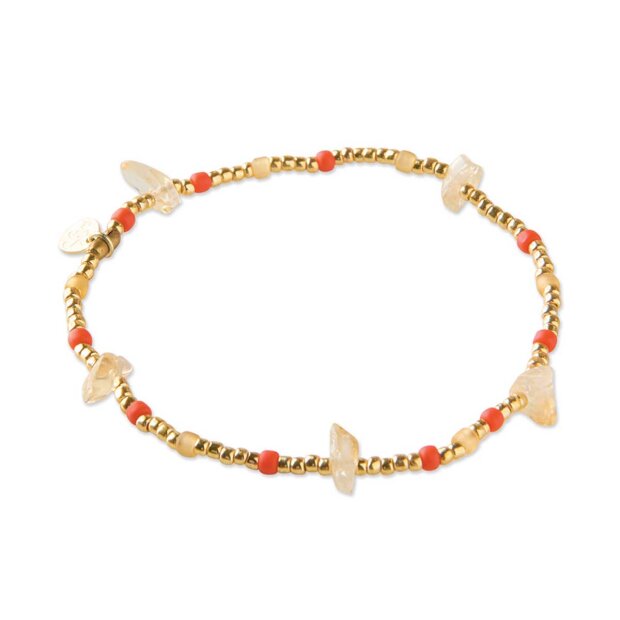 A BEAUTIFUL STORY - FLASHY CITRINE ARMBÅND