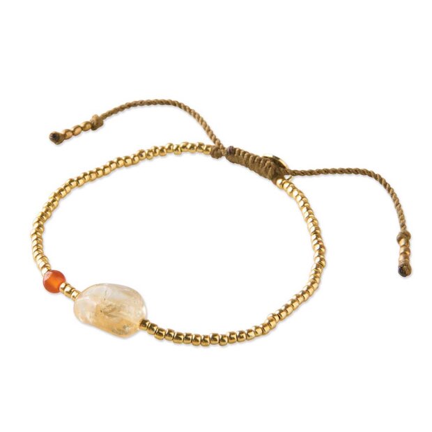 A BEAUTIFUL STORY - SURPRISE CITRINE CARNELIAN ARMBÅND