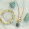 A BEAUTIFUL STORY - STREAM AVENTURINE ARMBÅND