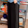 BLACK COLOUR - GAIL SUITED SWEATPANTS | SORT