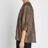 HEARTMADE - TAILER BLUSE | DUSTY BROWN