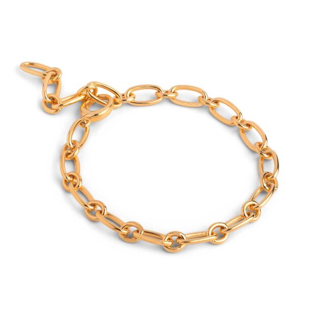 ENAMEL COPENHAGEN - CHUNKY CHARM ARMBÅND | FORGYLDT