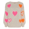 MARTA DU CHATEAU - AMARANTE STRIK | BEIGE/PINK/ORANGE