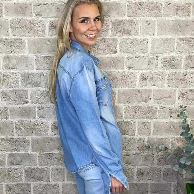 CABANA LIVING - GUNTA SKJORTE | DENIM