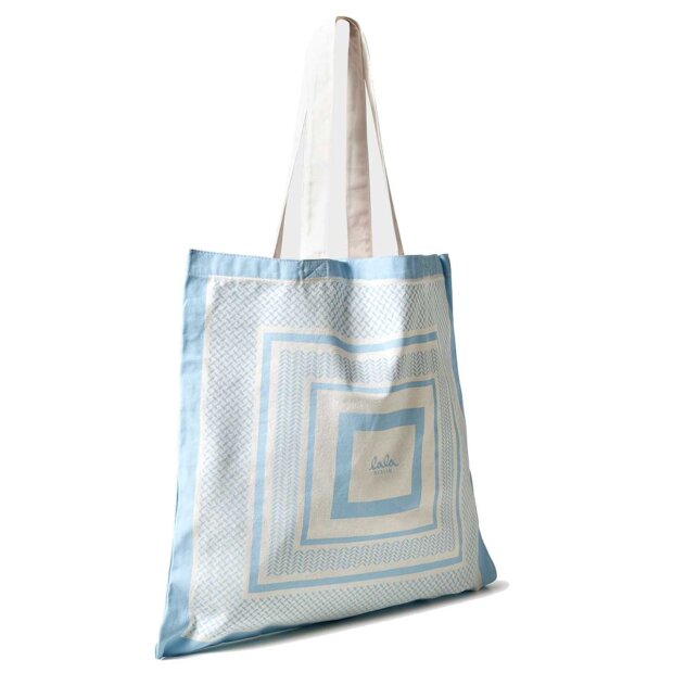 LALA BERLIN - MAJA STRIBET TOTEBAG | BLÅ