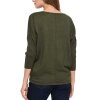 SAINT TROPEZ - MILA SZ PULLOVER | ARMY GREEN MELANGE