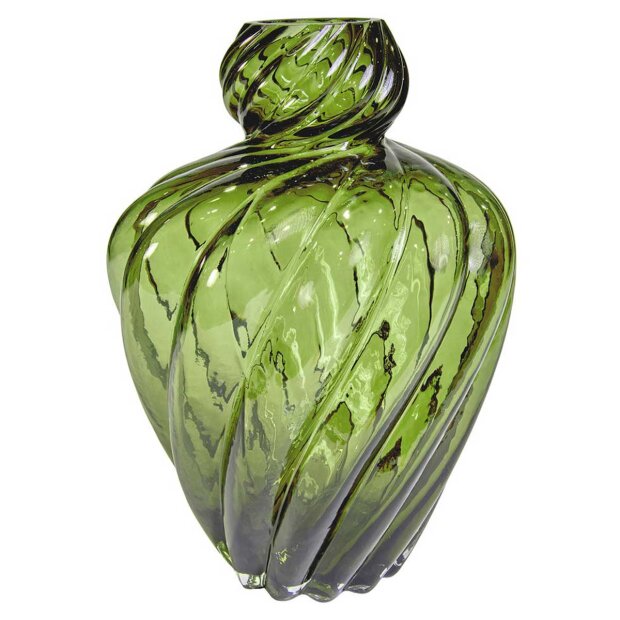 SPEEDTSBERG - ART VASE I GLAS D21XH30 CM | GRØN