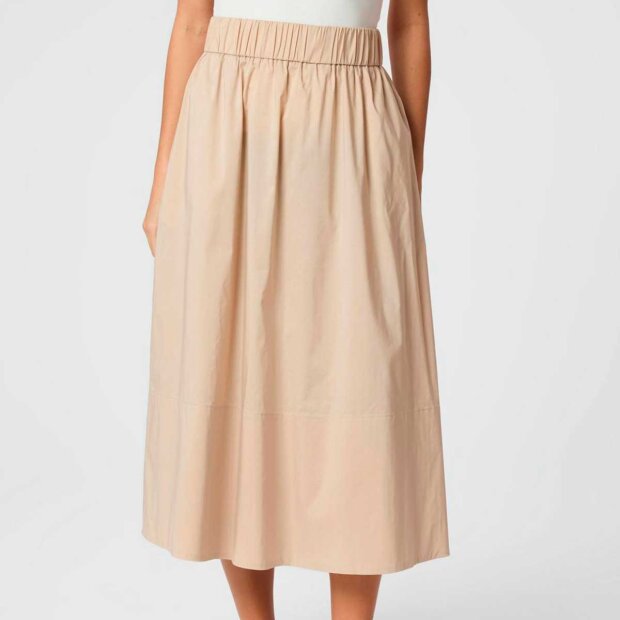 NEO NOIR - YARA POPLIN SKIRT | MØRK SAND